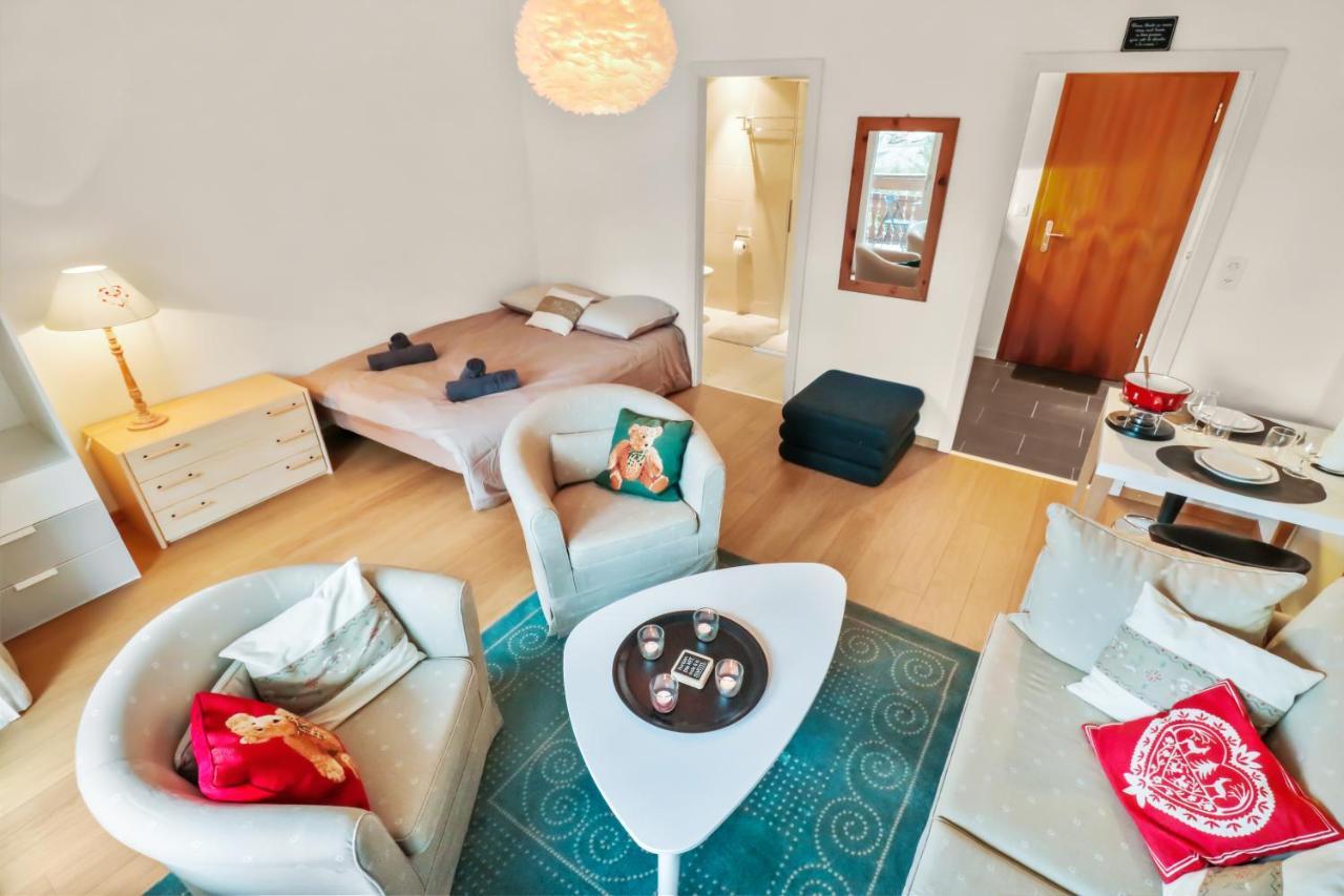 Studio Chaleureux Et Paisible Crans-Montana Exteriér fotografie